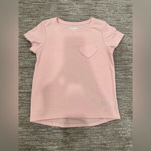 Light Pink Heart Pocket T-Shirt